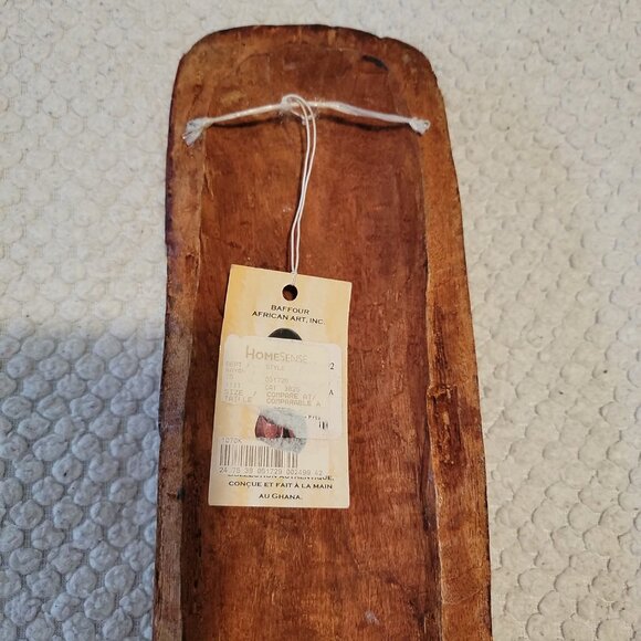 Tribal Mask Decor Wooden NWT from Ghana - Picture 2 of 9